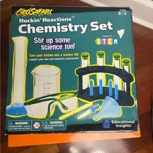 Geosafari Rockin' Reactions Chemistry Set MSRP $30 on Amazon